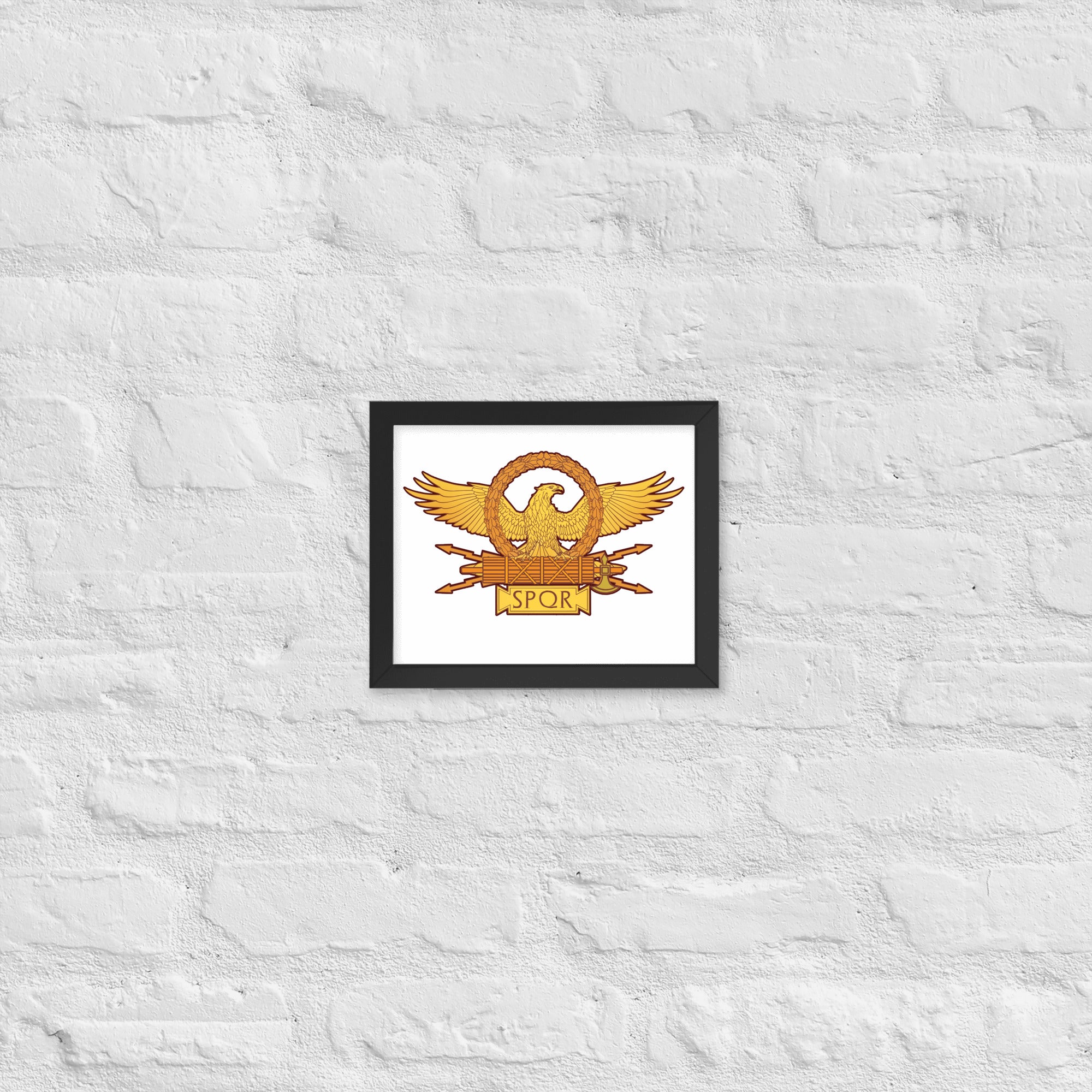 Roman Legionary Eagle - Ancient Rome Framed poster