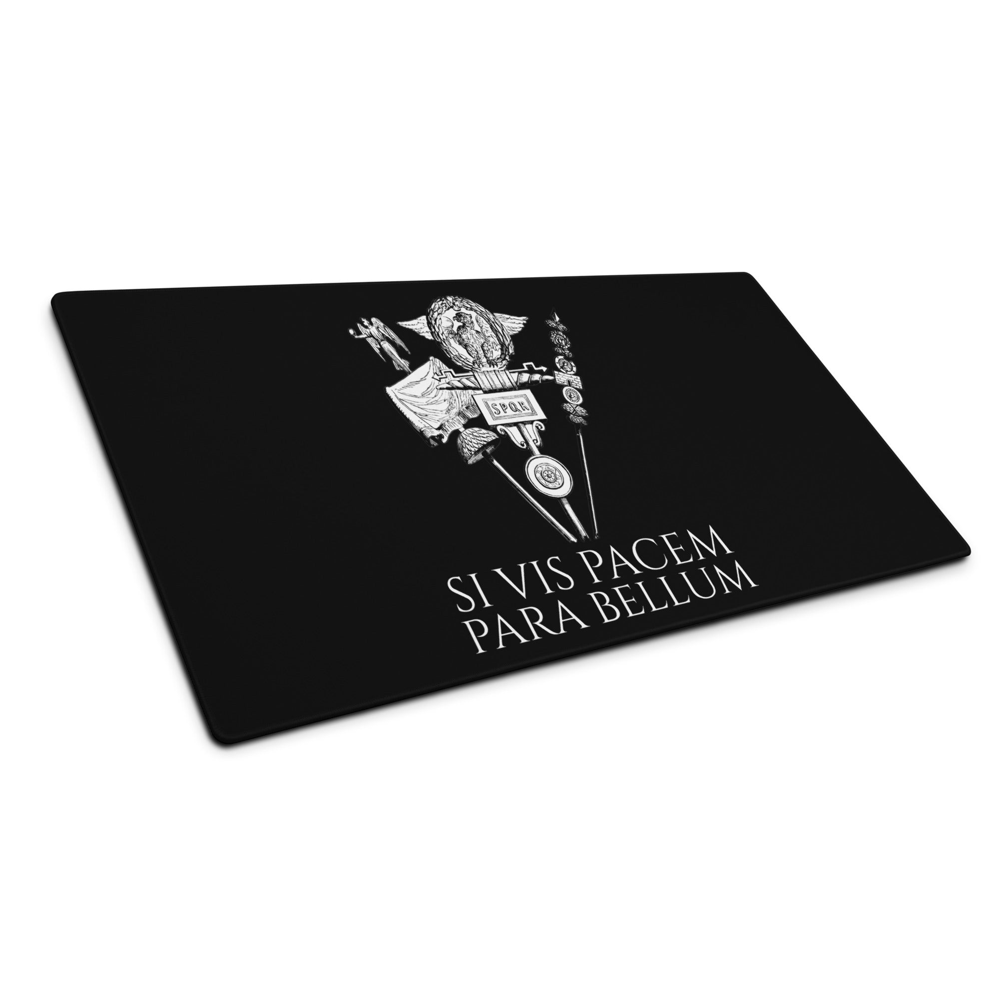 Latin Phrase - Si Vis Pacem Para Bellum - Ancient Rome Gaming Mouse Pad