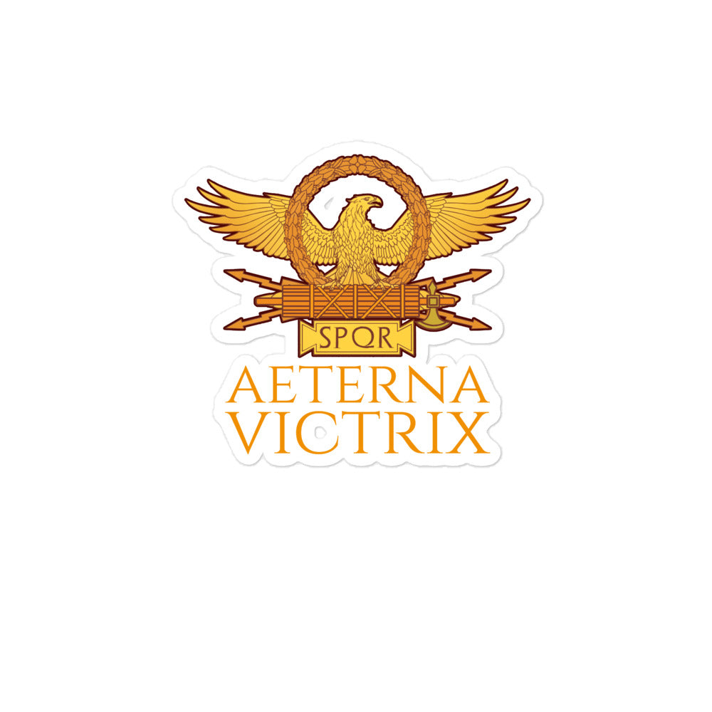 Aeterna Victrix - Eternal Victory - Ancient Rome Bubble-free Stickers