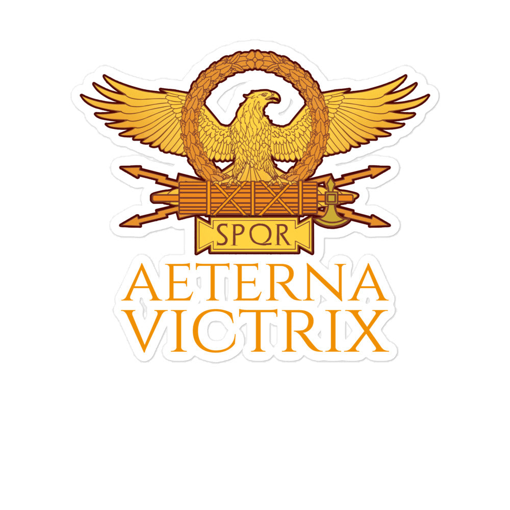 Aeterna Victrix - Eternal Victory - Ancient Rome Bubble-free Stickers