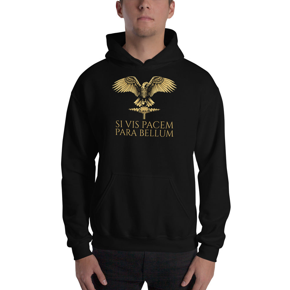 Latin Quote - Si Vis Pacem Para Bellum - Ancient Rome Unisex Hoodie