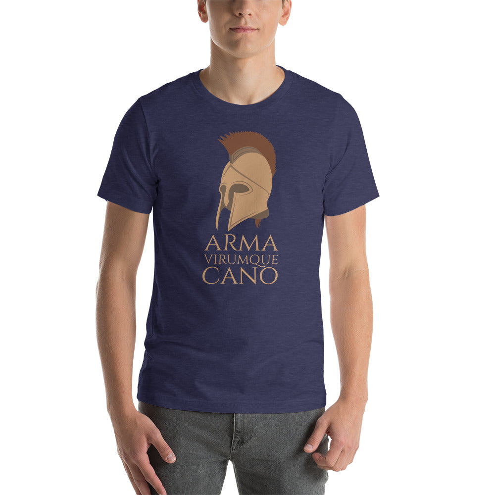 Arma Virumque Cano - I Sing Of Arms And The Man - The Aeneid Roman Mythology Unisex T-Shirt