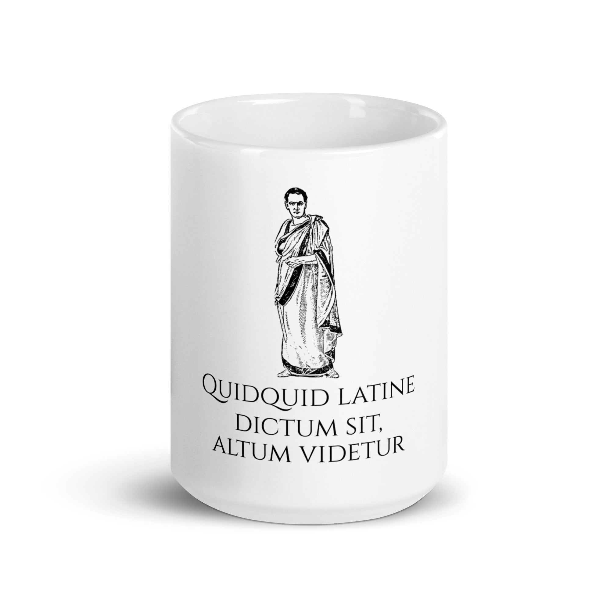 Quidquid Latine Dictum Sit Altum Videtur  - Latin Language Coffee Mug