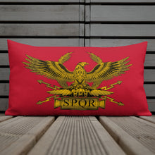 Load image into Gallery viewer, SPQR Roman Aquila Premium Pillow