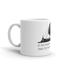 Load image into Gallery viewer, If The Wind Will Not Serve Take To The Oars - Motivational Stoic Philosophy Mug