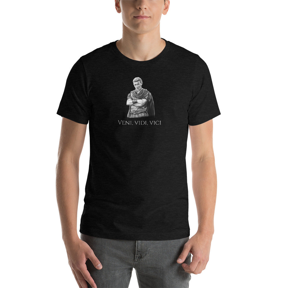 Veni Vidi Vici Julius Caesar Quote Short-Sleeve Unisex T-Shirt