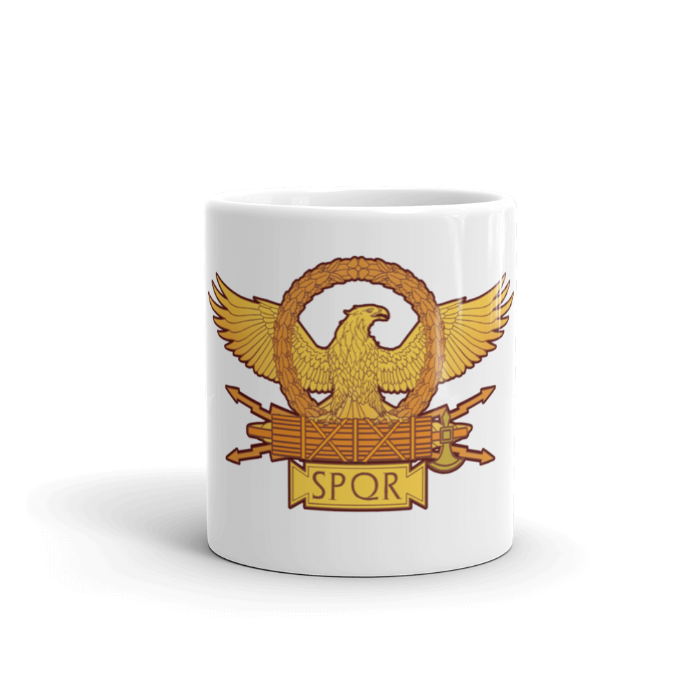 SPQR Rome legionary eagle mug