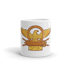 Load image into Gallery viewer, SPQR Rome legionary eagle mug