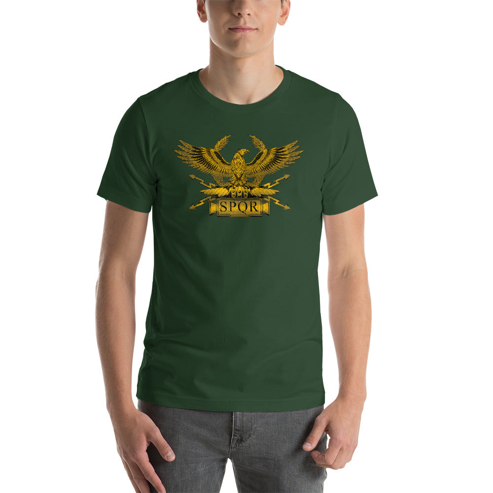 Roman Eagle SPQR Legionary Aquila Short-Sleeve Unisex T-Shirt