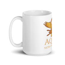 Load image into Gallery viewer, Aquila Non Capit Muscas - The Eagle Does Not Catch Flies - Roman Eagle Coffee Mug