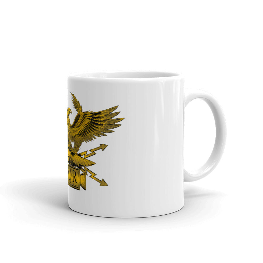 SPQR Legionary Eagle Roman Aquila Coffee Mug