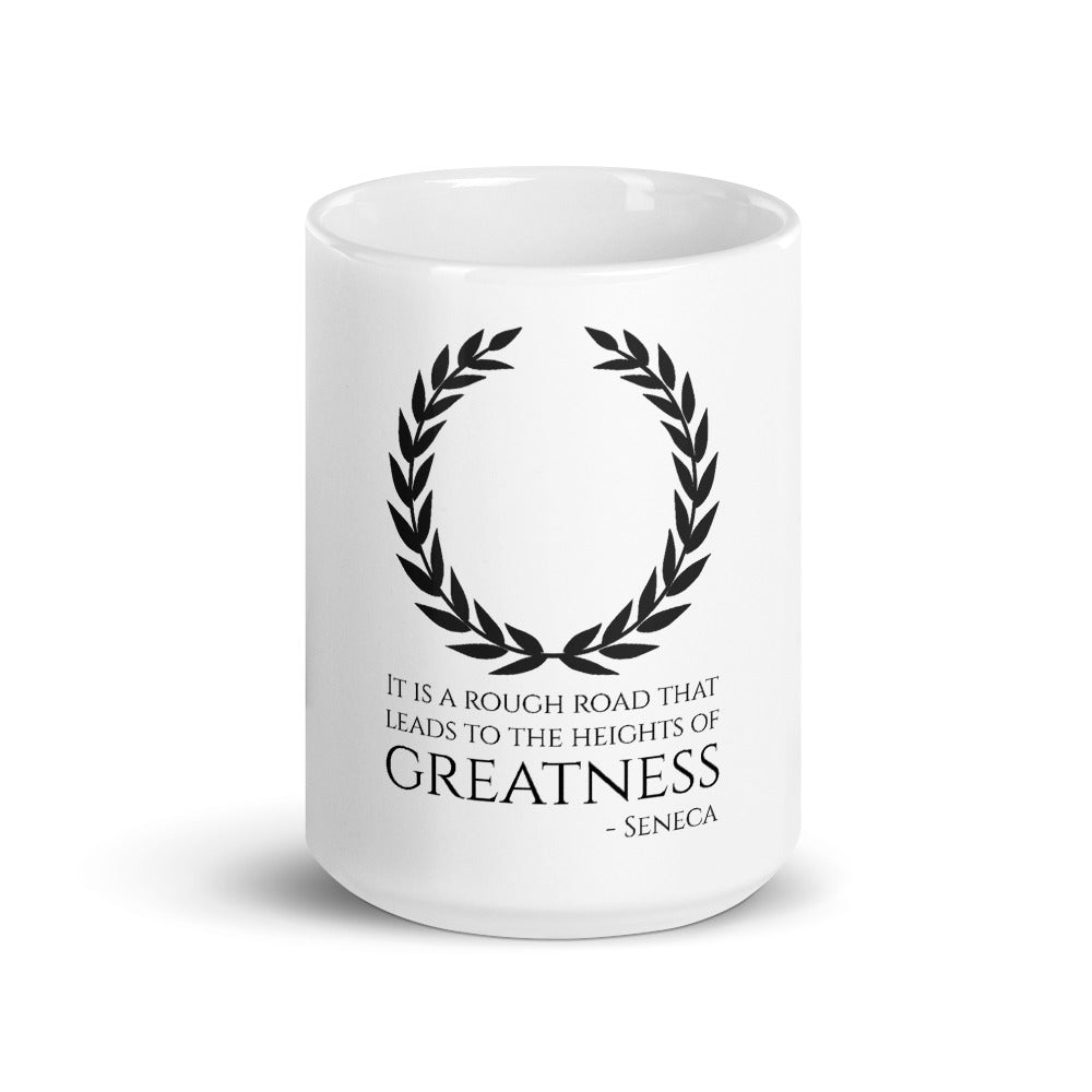 Motivational Stoic philosophy coffee mug