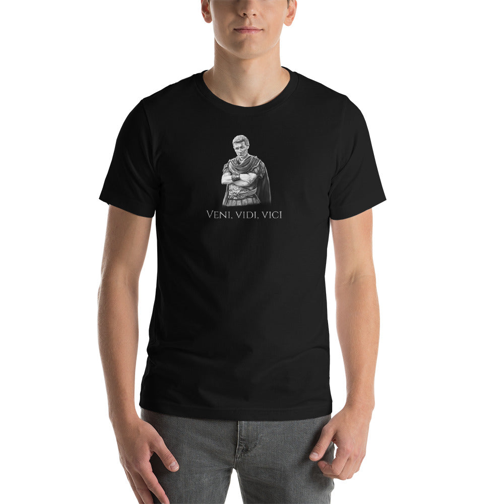 Veni Vidi Vici Julius Caesar Quote Short-Sleeve Unisex T-Shirt