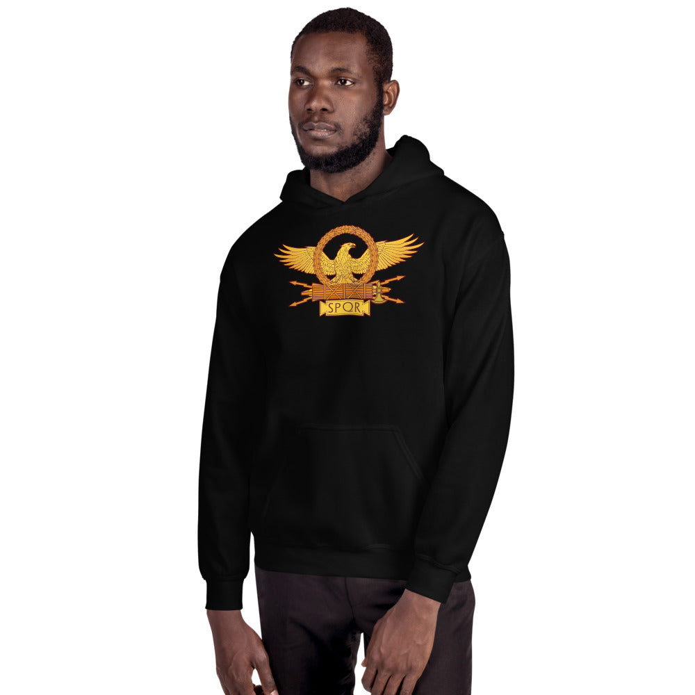 Ancient Roman legionary eagle hoodie