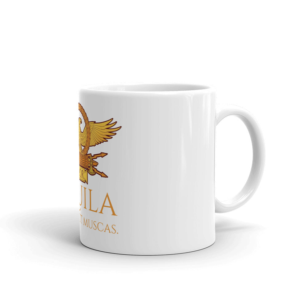 Aquila Non Capit Muscas - The Eagle Does Not Catch Flies - Roman Eagle Coffee Mug