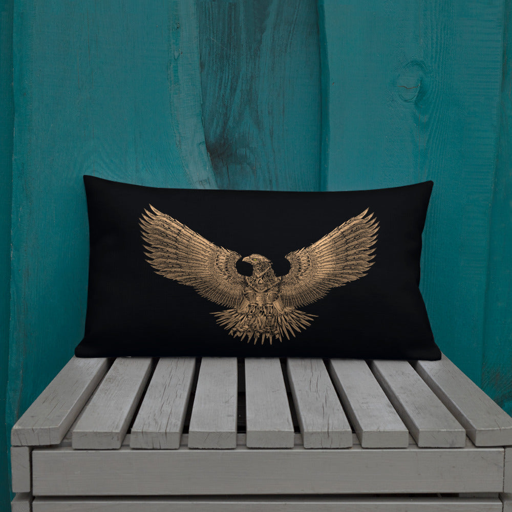 Steampunk Roman Eagle SPQR Premium Pillow