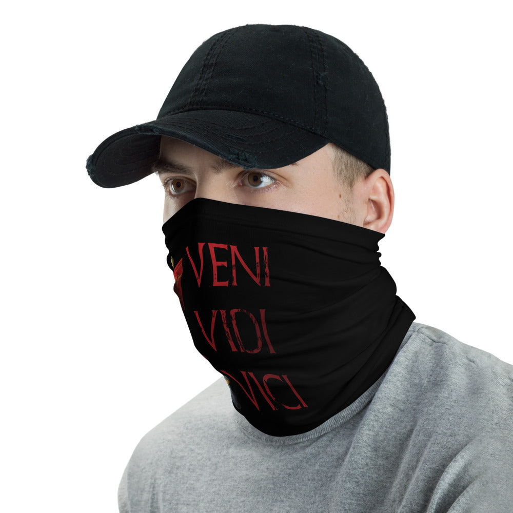 Anti Barbarian SPQR Veni Vidi Vici Ancient Rome Neck Gaiter