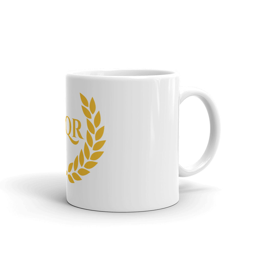 SPQR Laurel Wreath Ancient Rome Coffee Mug