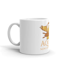 Load image into Gallery viewer, Aquila Non Capit Muscas - The Eagle Does Not Catch Flies - Roman Eagle Coffee Mug