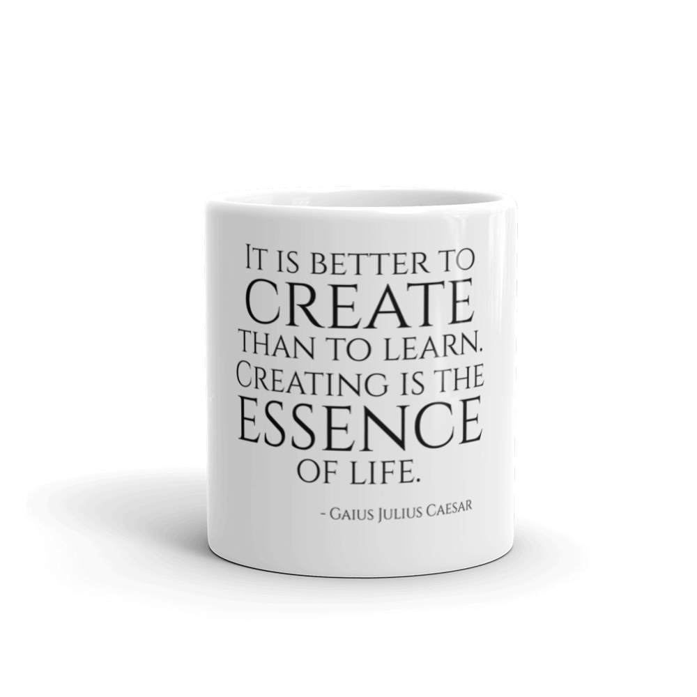 Gaius Julius Caesar quote mug