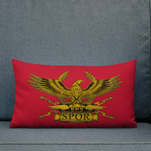 Load image into Gallery viewer, SPQR Roman Aquila Premium Pillow