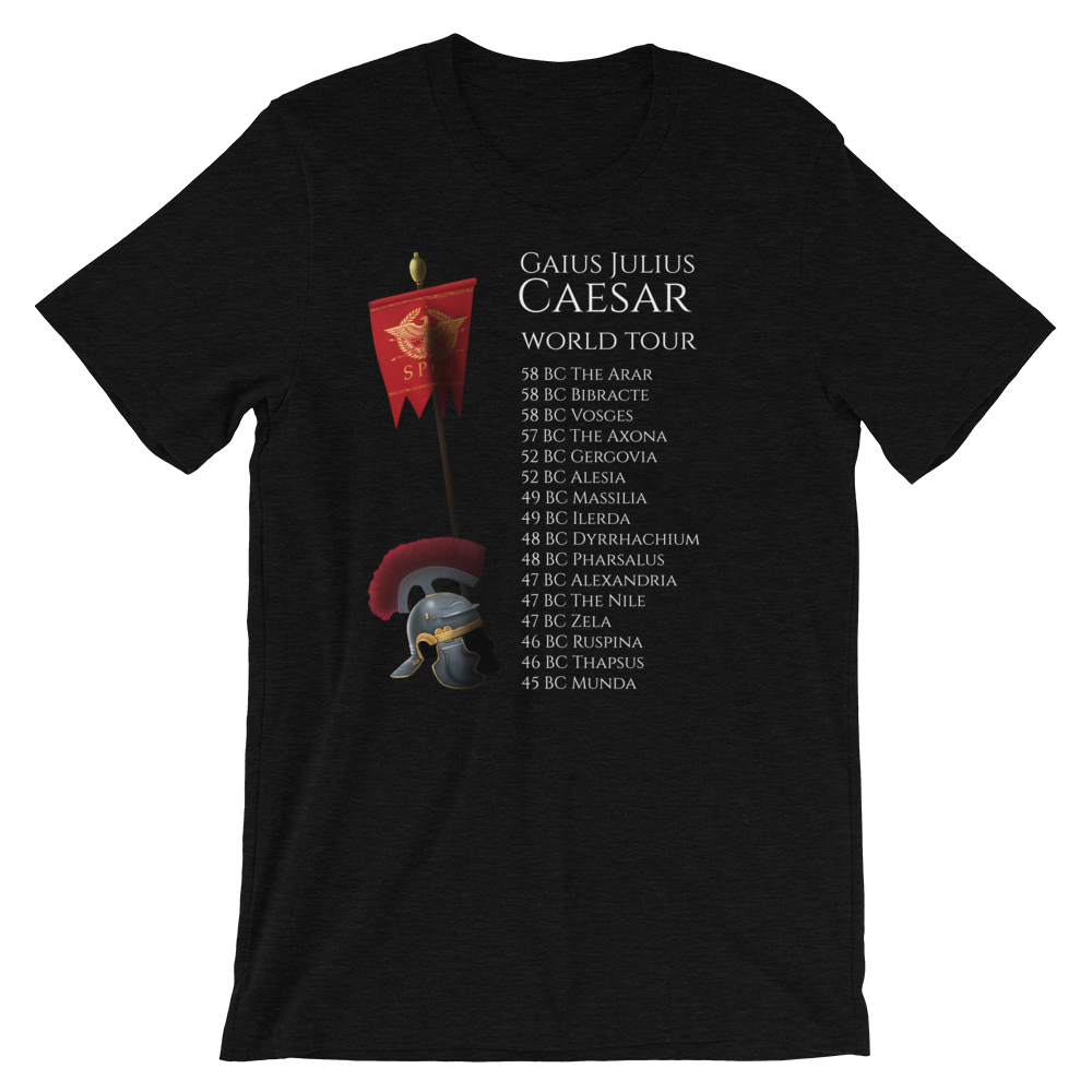 Gaius Julius Caesar World Tour - Ancient Rome Short-Sleeve Unisex T-Shirt