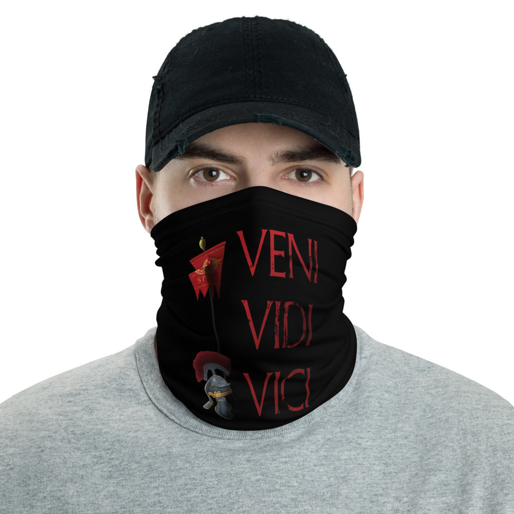 Anti Barbarian SPQR Veni Vidi Vici Ancient Rome Neck Gaiter