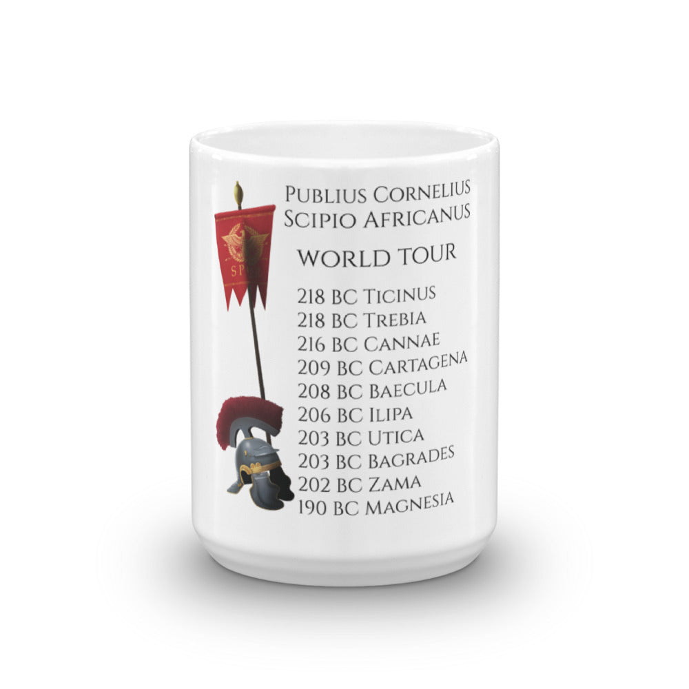 Scipio Africanus World Tour Second Punic War Coffee Mug
