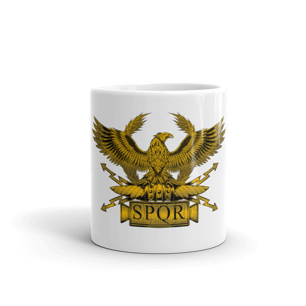 SPQR Legionary Eagle Roman Aquila Coffee Mug