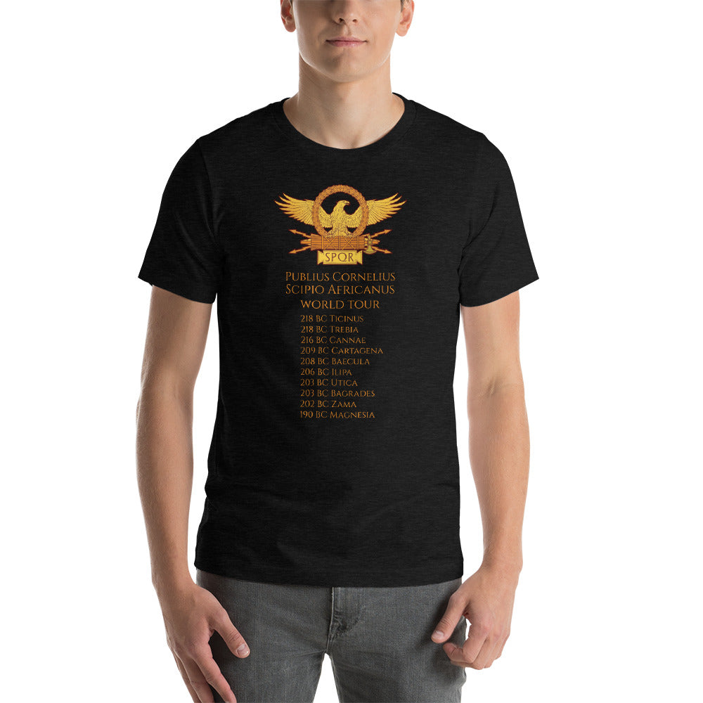 Scipio Africanus World Tour Second Punic War Short-Sleeve Unisex T-Shirt