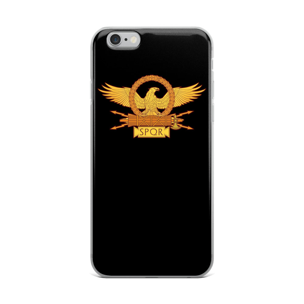 Roman Eagle Black iPhone Case