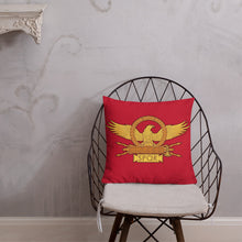 Load image into Gallery viewer, SPQR Roman Eagle Premium Pillow