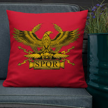 Load image into Gallery viewer, SPQR Roman Aquila Premium Pillow