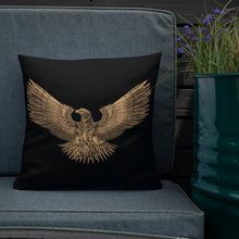 Load image into Gallery viewer, Steampunk Roman Eagle SPQR Premium Pillow