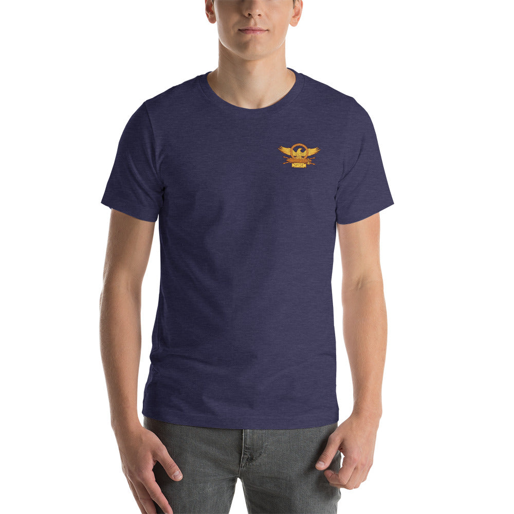 Gaius Julius Caesar World Tour - Ancient Rome Double Sided Print Short-Sleeve Unisex T-Shirt