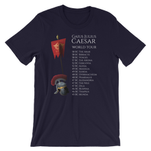 Load image into Gallery viewer, Gaius Julius Caesar World Tour - Ancient Rome Short-Sleeve Unisex T-Shirt