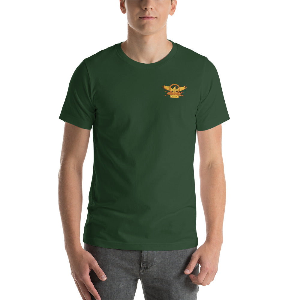 Gaius Julius Caesar World Tour - Ancient Rome Double Sided Print Short-Sleeve Unisex T-Shirt