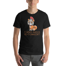 Load image into Gallery viewer, Canis Meus Id Comedit - My Dog Ate It - Latin - Ancient Rome Unisex T-Shirt
