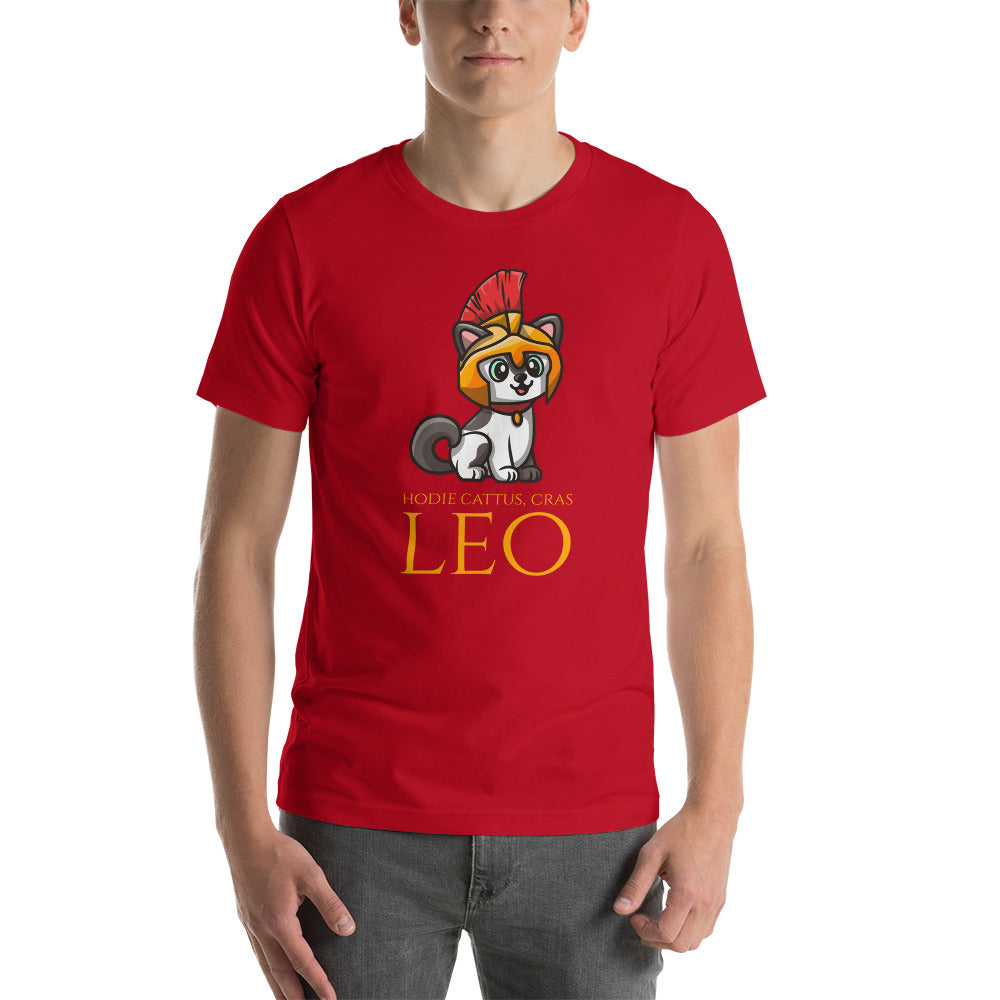 Hodie Cattus, Cras Leo - Today A Cat, Tomorrow A Lion - Latin - Ancient Rome Unisex T-Shirt