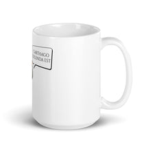 Load image into Gallery viewer, Carthago Delenda Est - Ancient Roman Legionary Dog - Latin Quote Coffee Mug