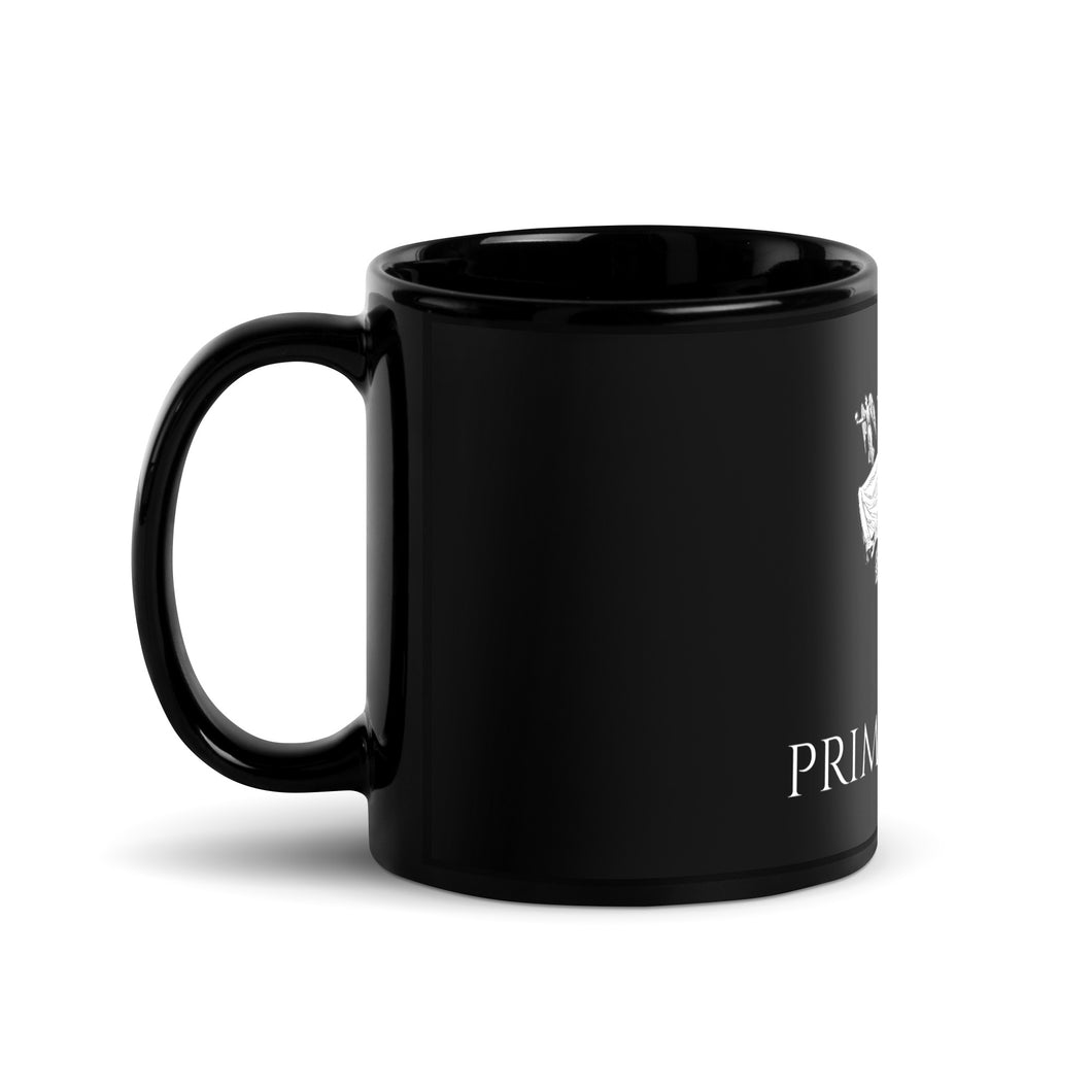 Primus Pilus - Roman Legionary Standard - Black Glossy Mug