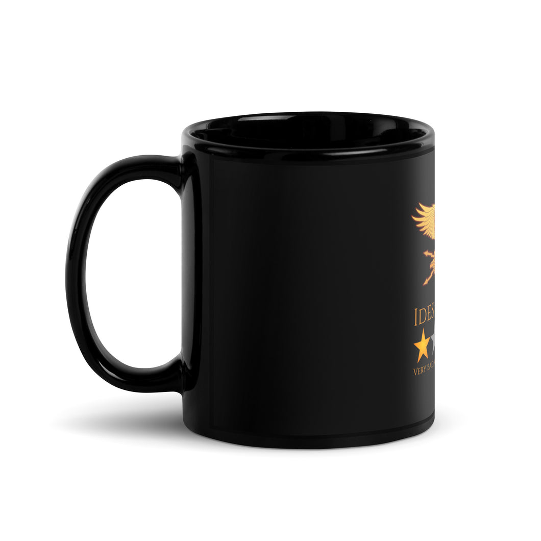 Gaius Julius Caesar - Ides Of March - Ancient Rome Meme - Roman History Black Glossy Mug