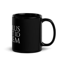 Load image into Gallery viewer, The Devil Made Me Do It - Latin Language Black Glossy Mug