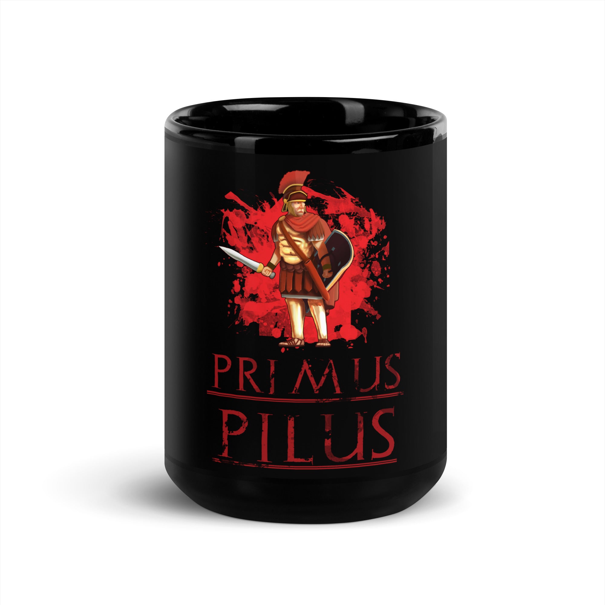 Primus Pilus - Black Glossy Mug