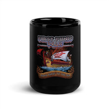 Load image into Gallery viewer, First Punic War - Rome Takes To The Sea - Naval History Black Glossy Mug