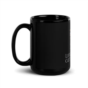 Life Is Tough, Get A Helmet - Ancient Rome Legionary Helmet - Black Glossy Mug