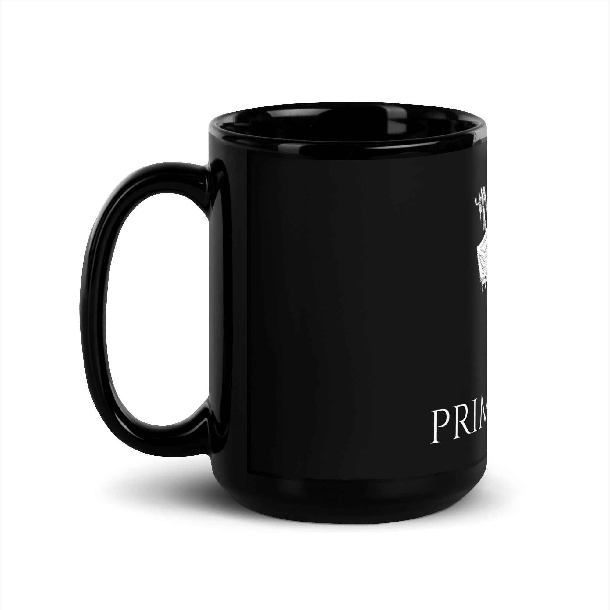 Primus Pilus - Roman Legionary Standard - Black Glossy Mug