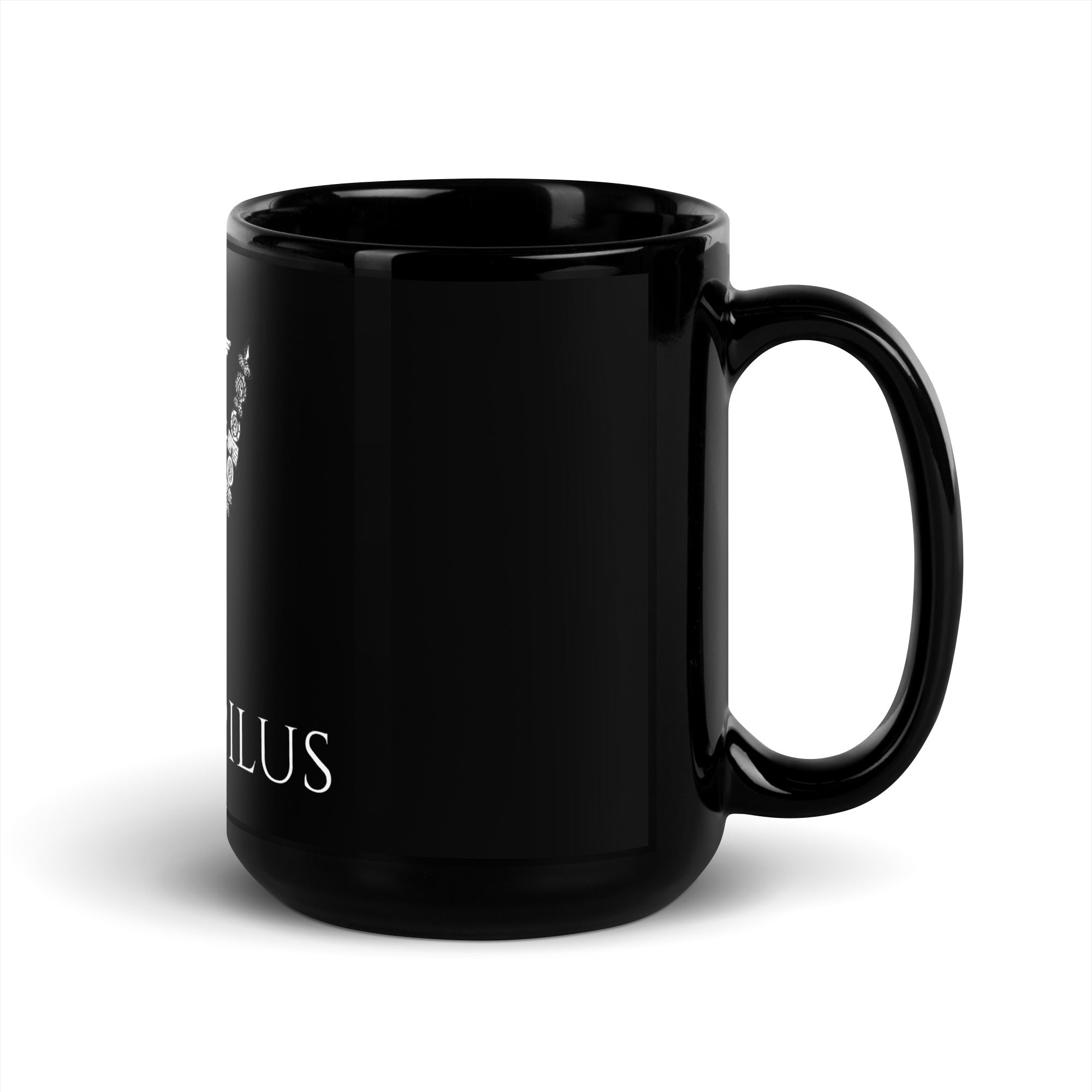 Primus Pilus - Roman Legionary Standard - Black Glossy Mug