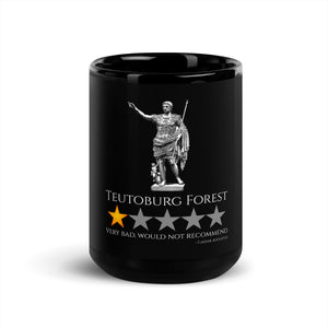 Teutoburg Forest - Caesar Augustus - Ancient Rome Black Glossy Mug