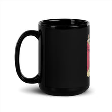 Load image into Gallery viewer, Ancient Roman Amphitheatre - Gladiatorial Games - Ancient Rome Black Glossy Mug